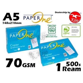 Paper One Copier High Speed Premium Copy Paper A5 Size Paper